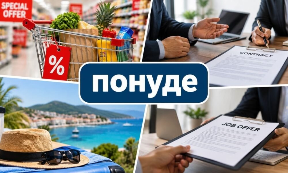 What Does понуде Mean? A Simple English Guide