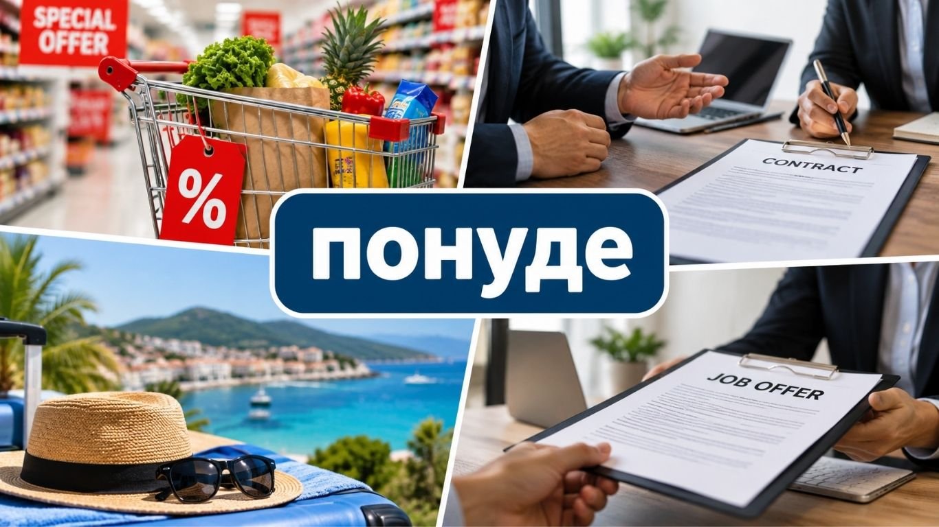 What Does понуде Mean? A Simple English Guide