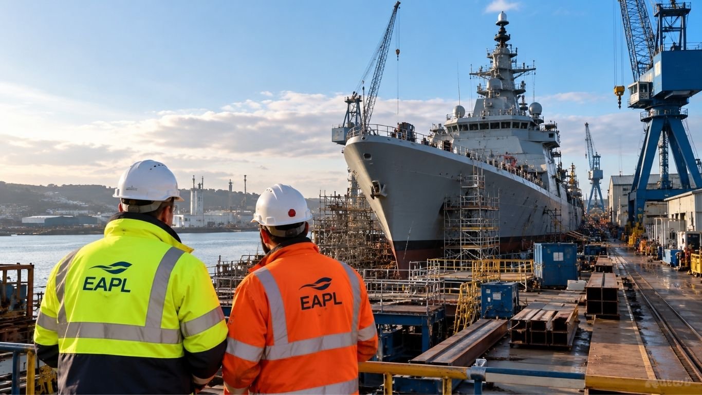 European Active Projects: Services, Locations, and Shipbuilding Work